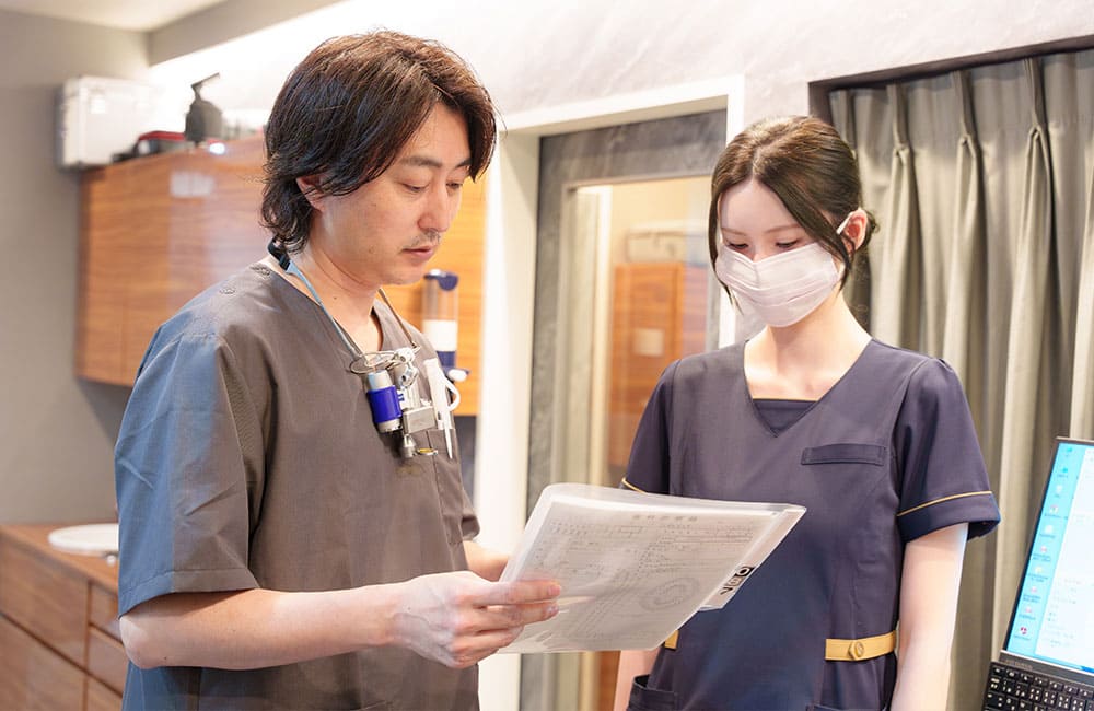 患者様に合わせて、一つひとつ丁寧に行う姿勢